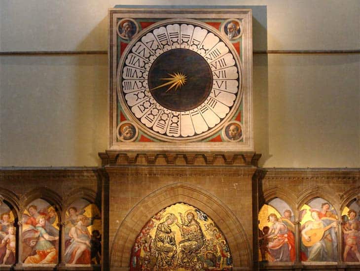 Paolo Uccello's Clock in The The florence cathedral 