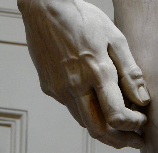 the david by michelangelo